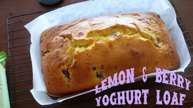 lemon berry yoghurt loaf